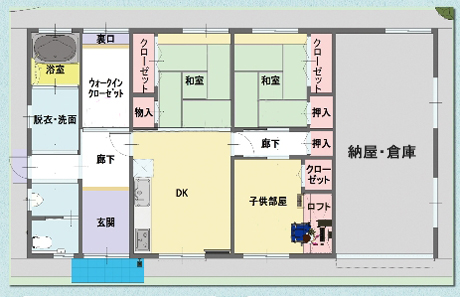 リフォーム後の間取り