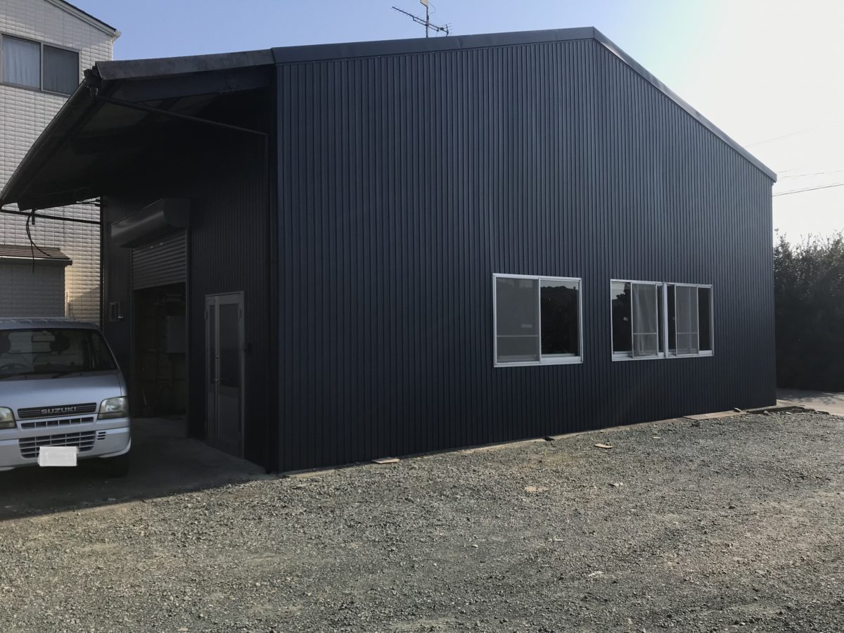 豊川市:倉庫が見違えるほどに変身!店舗へ改装工事 豊川市:倉庫が見違えるほどに変身!店舗へ改装工事
