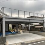 豊川市：重量鉄骨ガレージと家族で楽しめる空間を施工
